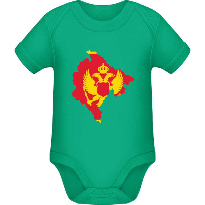 Montenegro Map Baby Romper contain pic