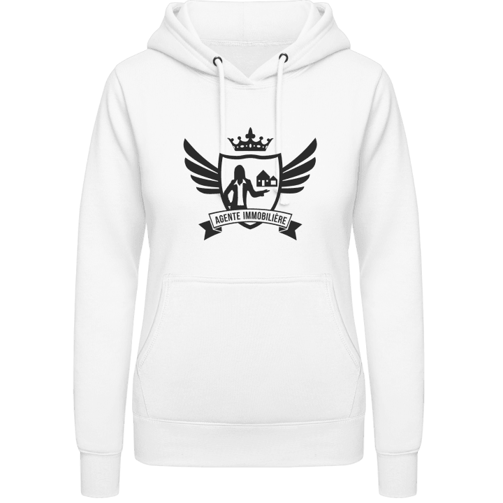 Agent Immobilière Blason Vrouwen Hoodie contain pic