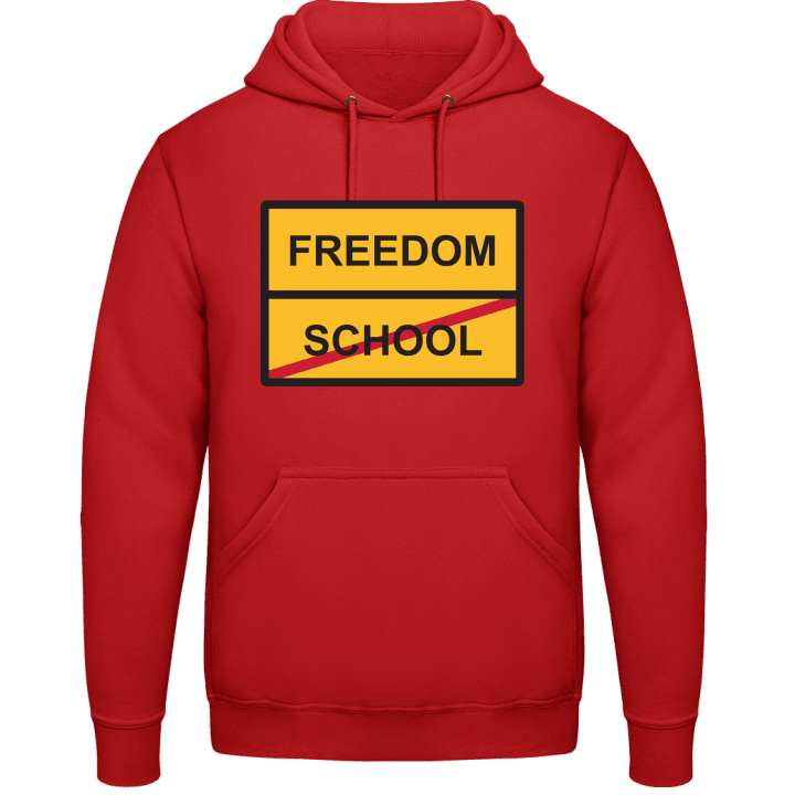 Freedom vs School Sudadera con capucha contain pic