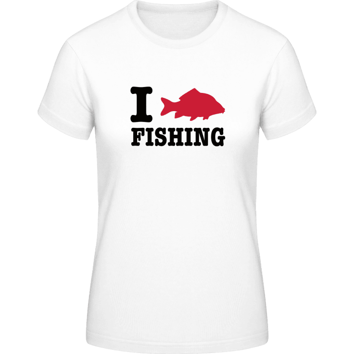 I Love Fishing T-shirt för kvinnor 0 image