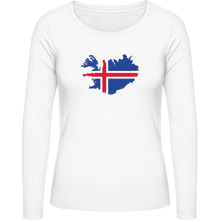 Iceland Kvinnor långärmad skjorta contain pic
