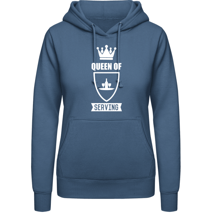 Queen Of Serving Vrouwen Hoodie contain pic