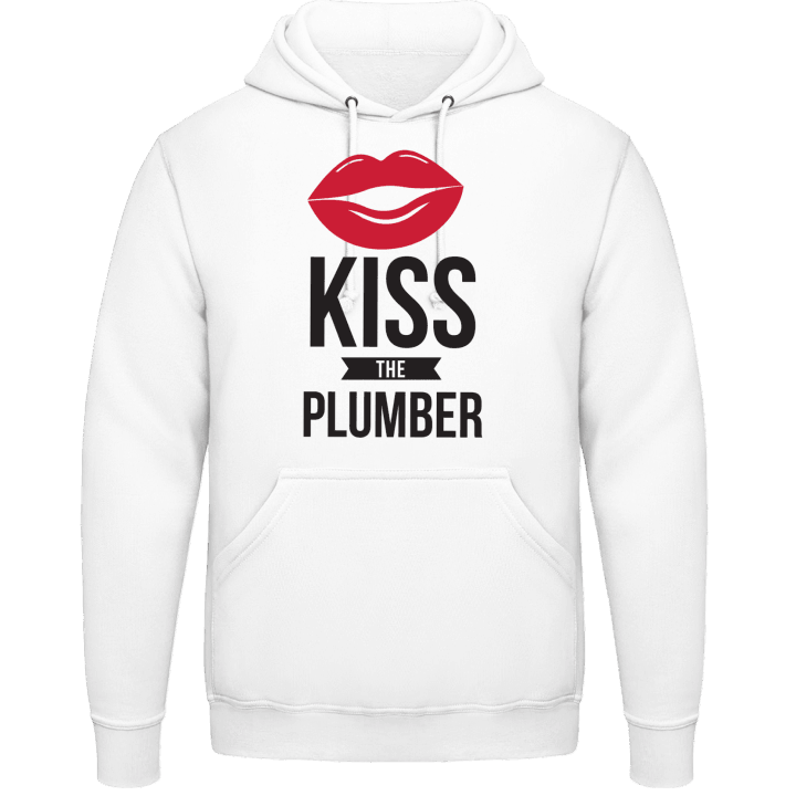Kiss The Plumber Felpa con cappuccio contain pic