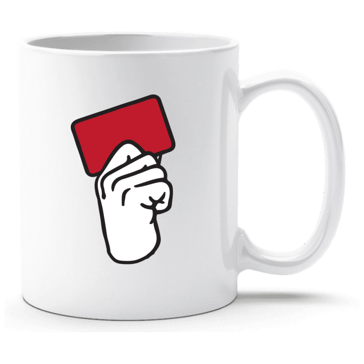 Red Card Tasse contain pic