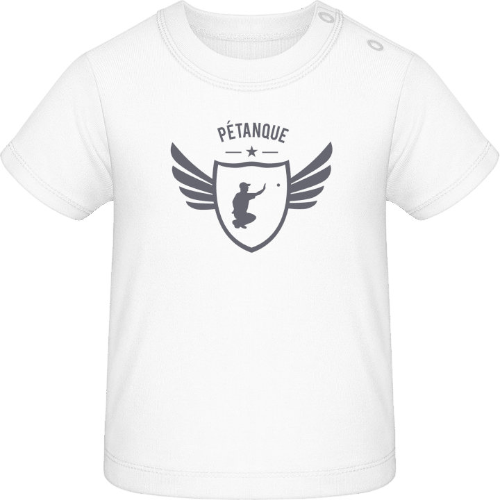 Pétanque Winged Baby T-Shirt contain pic