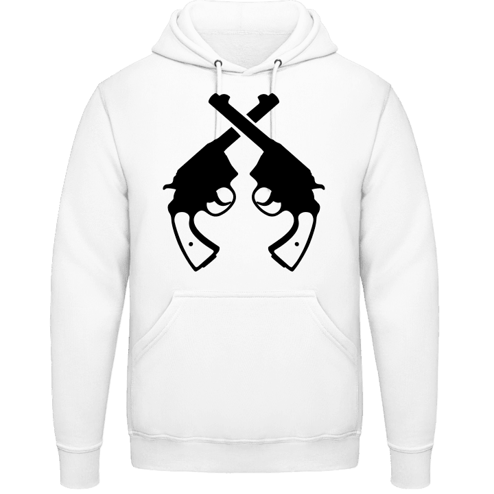 Crossed Pistols Western Style Sweat à capuche contain pic