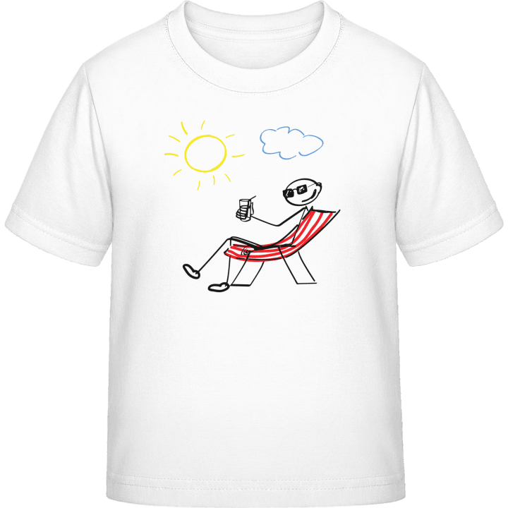 Sitting At The Beach Kinderen T-shirt 0 image