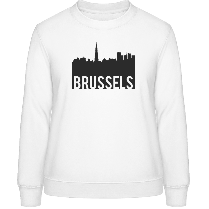 Brussels City Skyline Sweatshirt för kvinnor contain pic