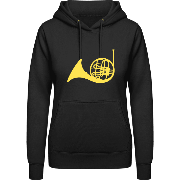 French Horn Logo Women Hoodie contain pic
