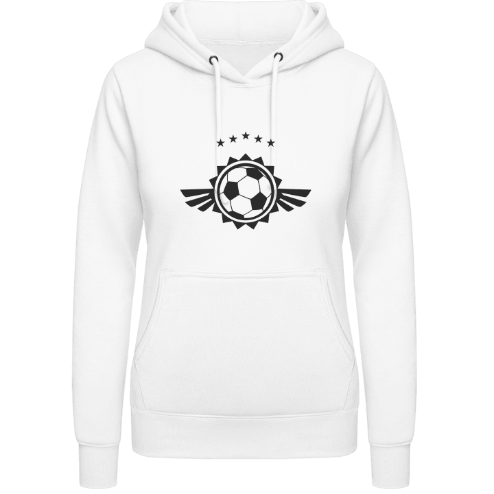 Football Logo Winged Vrouwen Hoodie contain pic