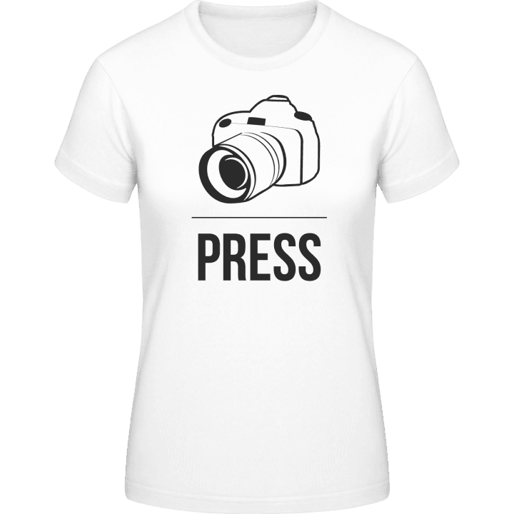 Press T-skjorte for kvinner contain pic