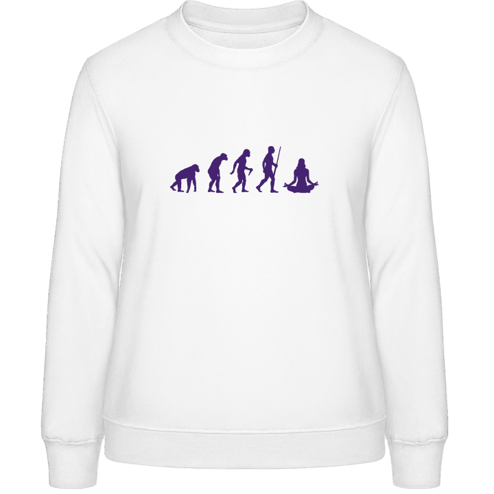 The Evolution of Yoga Sweatshirt för kvinnor contain pic