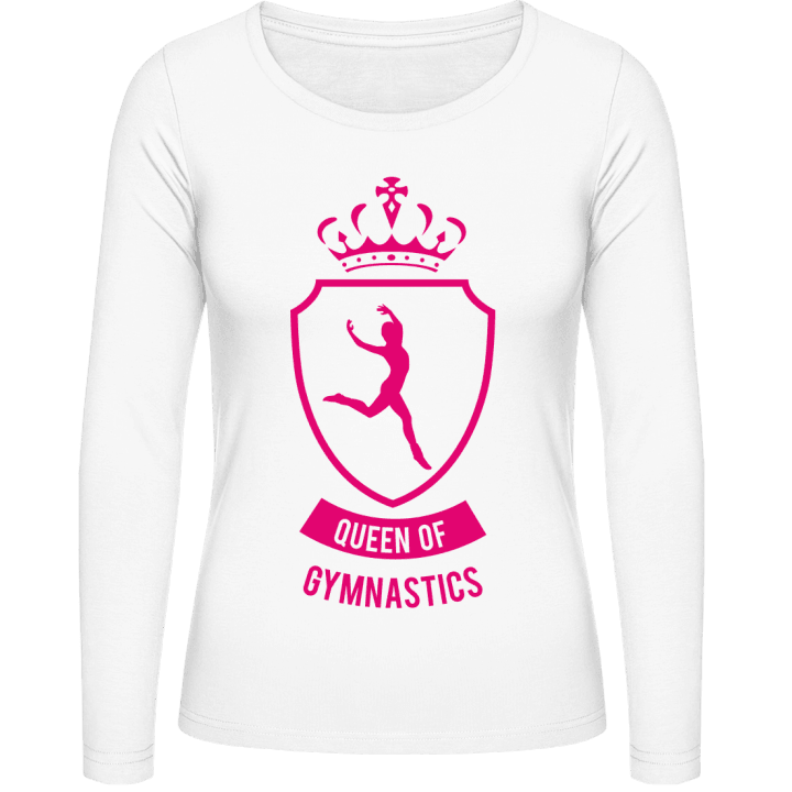 Queen of Gymnastics Langermet skjorte for kvinner contain pic
