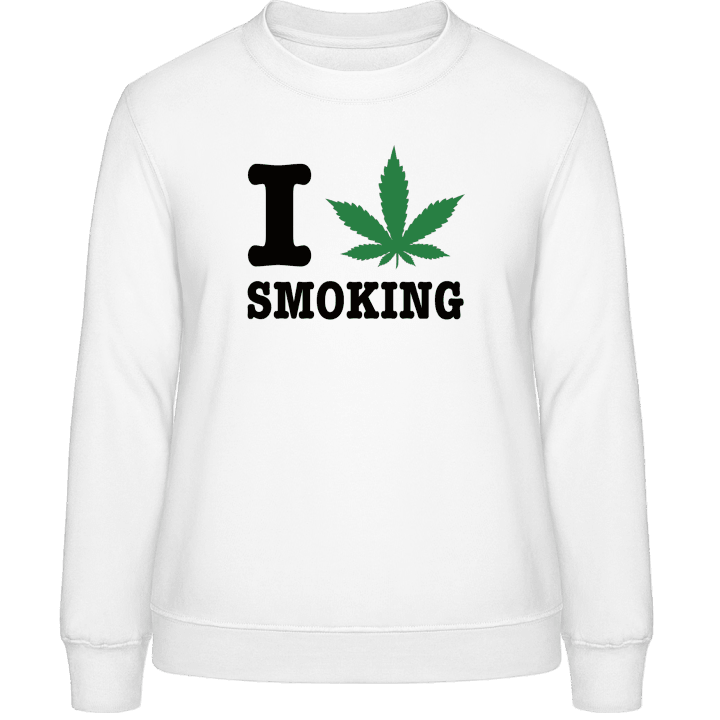 I Love Smoking Marihuana Sweatshirt för kvinnor contain pic