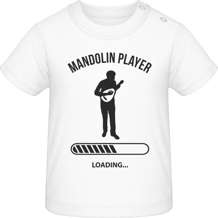 Mandolin Player Loading T-shirt för bebisar contain pic