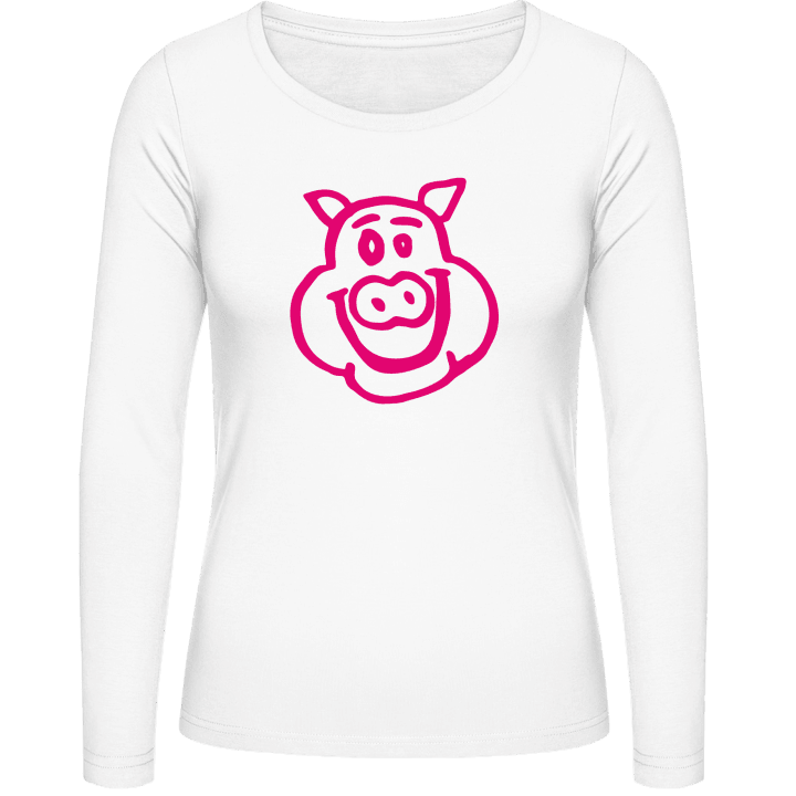 Happy Pig Langermet skjorte for kvinner 0 image