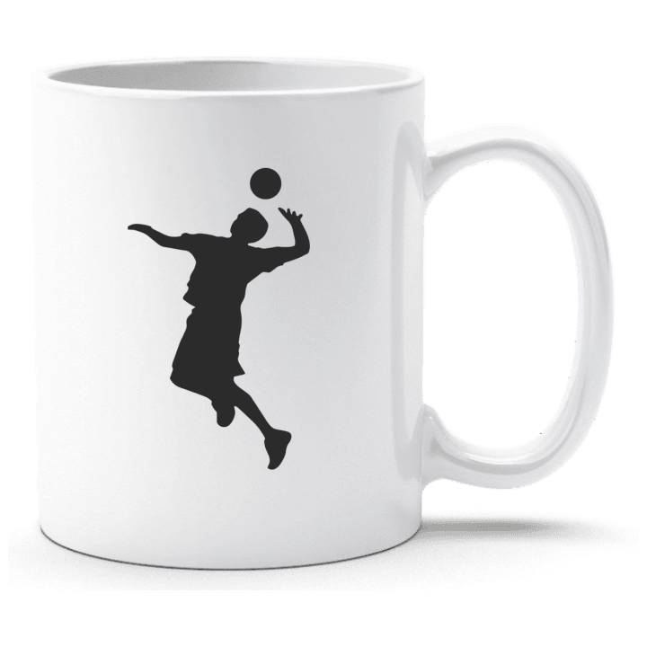 Volleyball Silhouette Cup contain pic