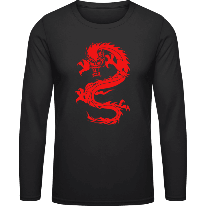 Chinese Dragon Tattoo Langarmshirt 0 image