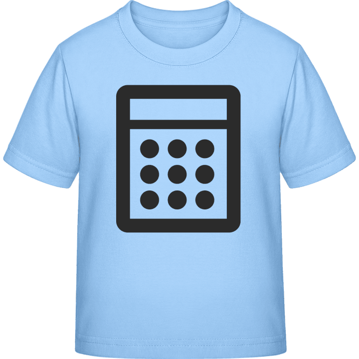 calculatrice T-shirt pour enfants contain pic