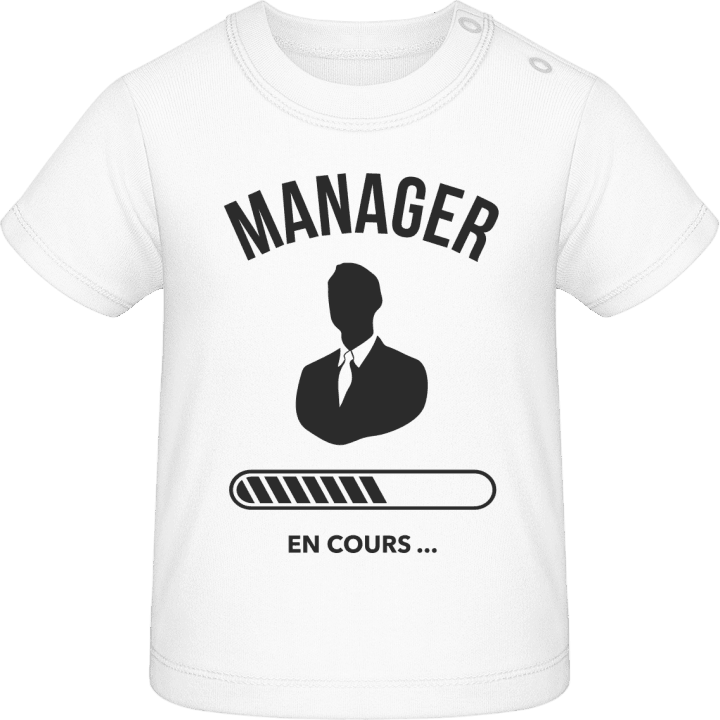 Manager en cours T-shirt bébé contain pic