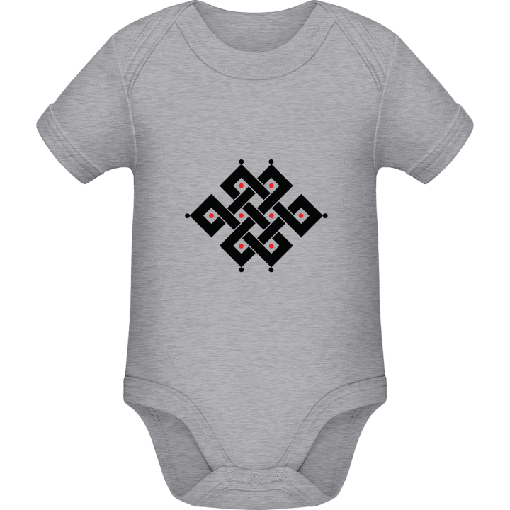 Eternal Knot Buddhism Baby romper kostym contain pic