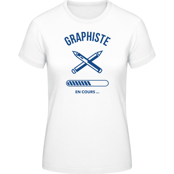 Graphiste en cours Frauen T-Shirt contain pic