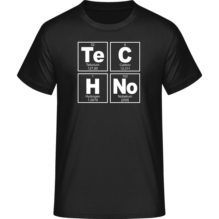 Techno Periodic Table T-Shirt contain pic