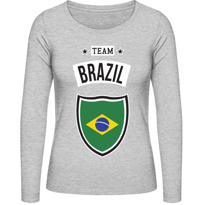 Team Brazil Vrouwen Lange Mouw Shirt contain pic