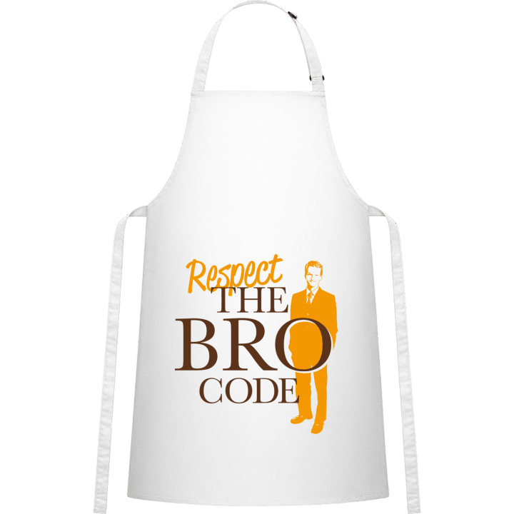 Respect The Bro Code Tablier de cuisine 0 image