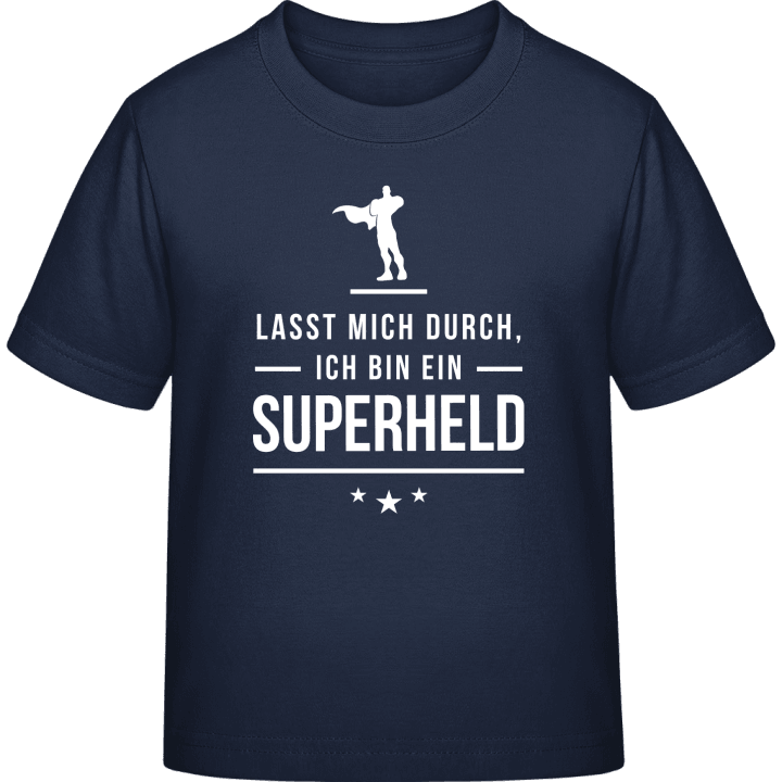 Lasst mich durch ich bin ein Superheld T-shirt för barn 0 image