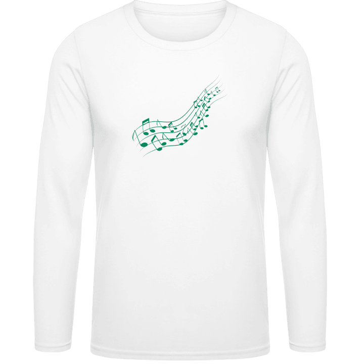 Music Notes Illustration Long Sleeve Shirt contain pic