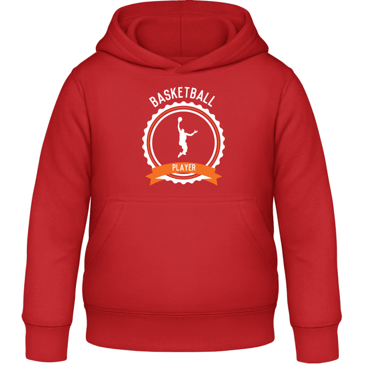 Basketball Player Emblem Kids Hoodie contain pic