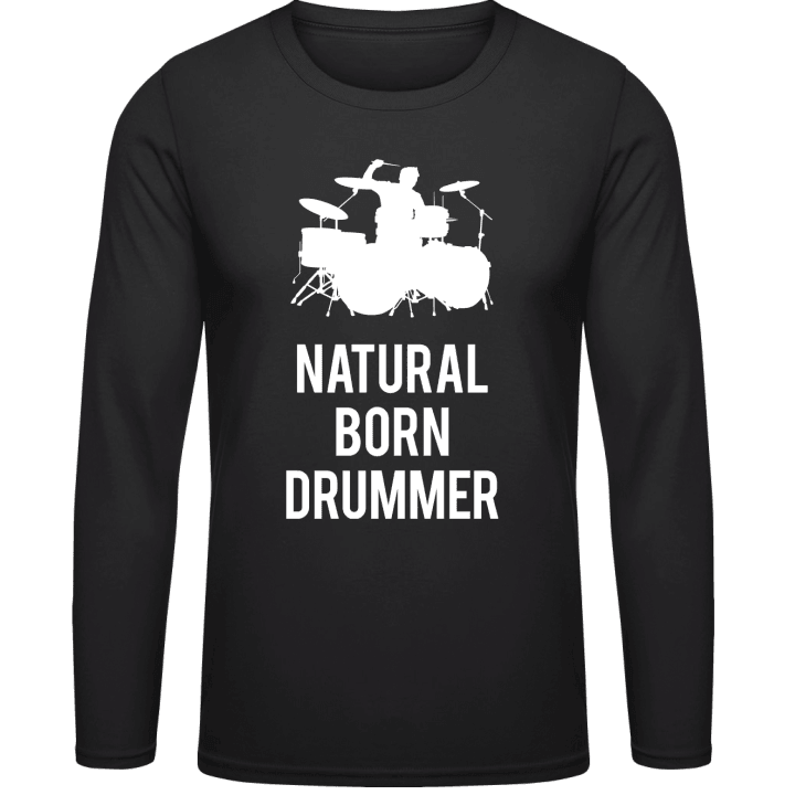 Natural Born Drumer Shirt met lange mouwen contain pic