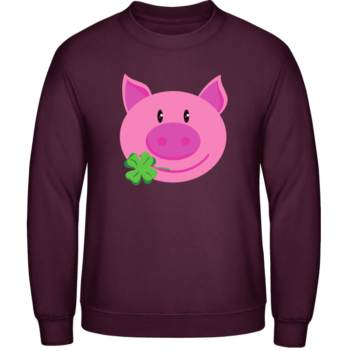 Lucky Pig With Clover Sweatshirt 0 image