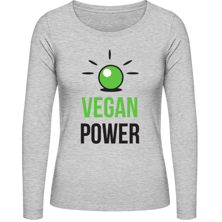 Vegan Power Camicia donna a maniche lunghe contain pic