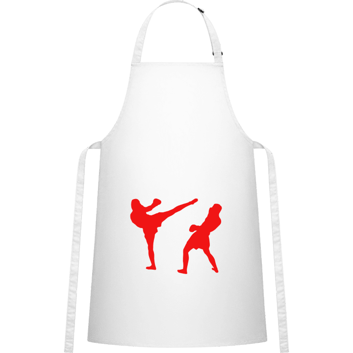 Muay Thai Fighter Delantal de cocina contain pic