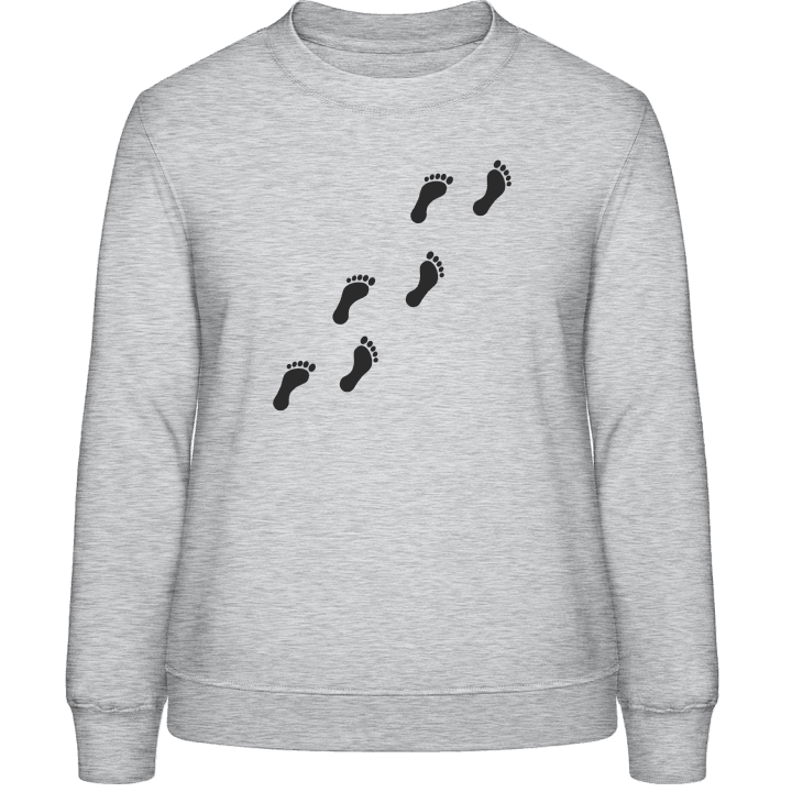 Foot Tracks Sweatshirt för kvinnor contain pic