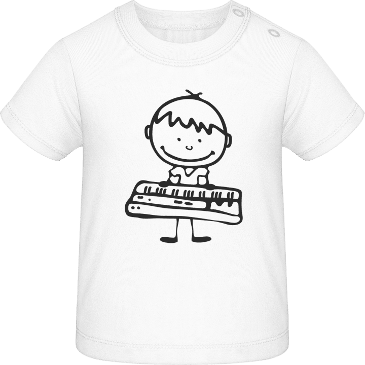 Keyboarder Comic Baby T-Shirt contain pic