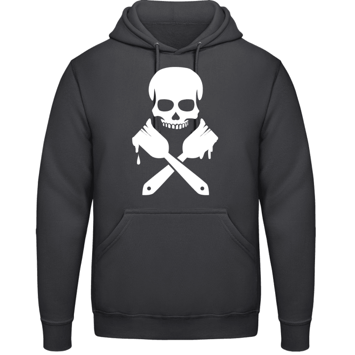Painter Skull Hoodie contain pic