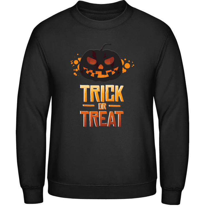 Black Pumpkin Trick Or Treat Sweatshirt 0 image