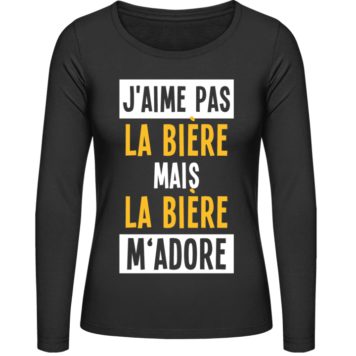 J'aime Pas La Bière Langermet skjorte for kvinner contain pic