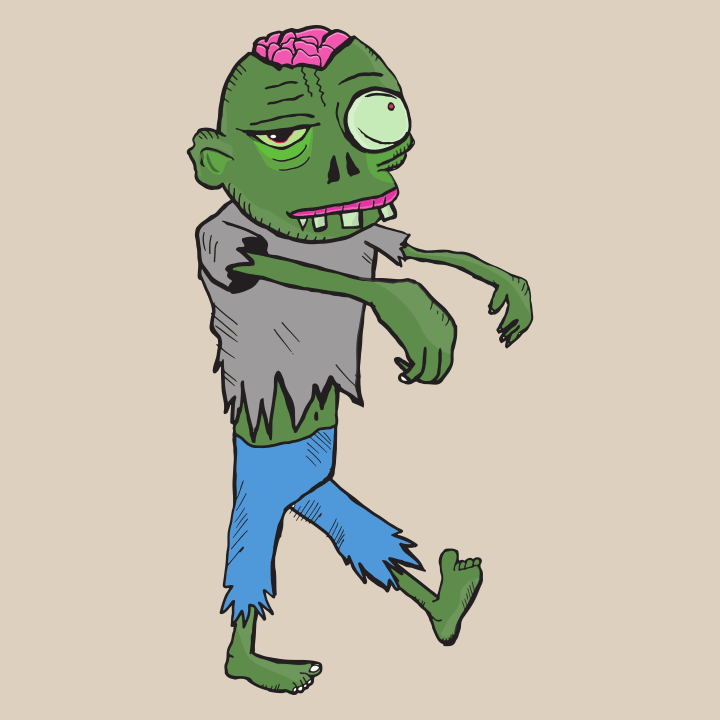 Zombie Comic Character Felpa con cappuccio da donna 0 image