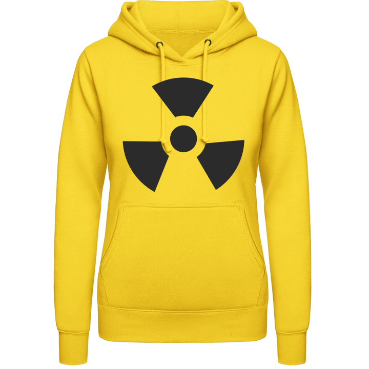 Radioactive Symbol Frauen Kapuzenpulli contain pic