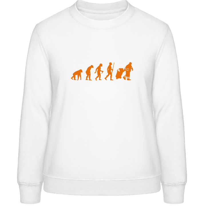 Garbage Man Evolution Frauen Sweatshirt contain pic