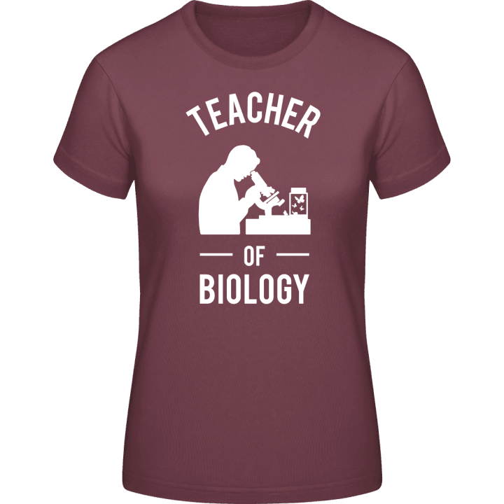 Teacher Of Biology T-shirt för kvinnor contain pic