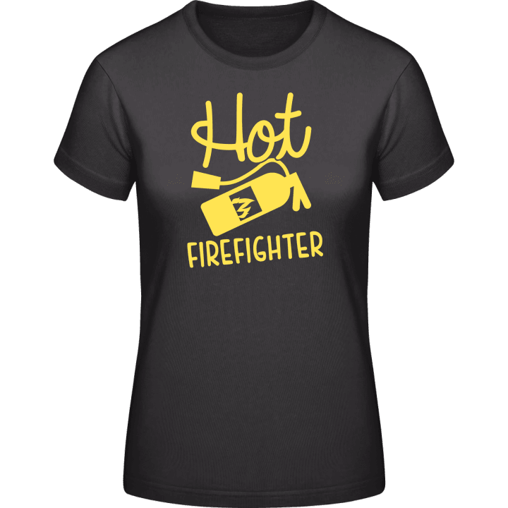 Hot Firefighter T-shirt för kvinnor contain pic