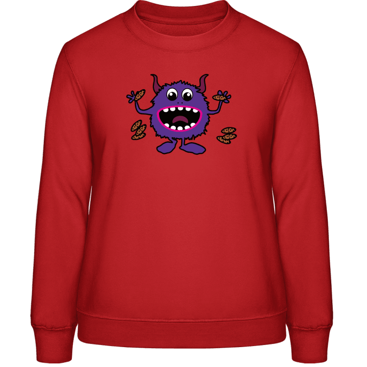 Cookie Monster Frauen Sweatshirt contain pic
