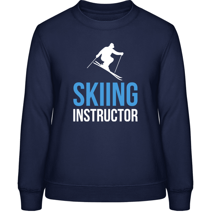 Skiing Instructor Sweat-shirt pour femme contain pic