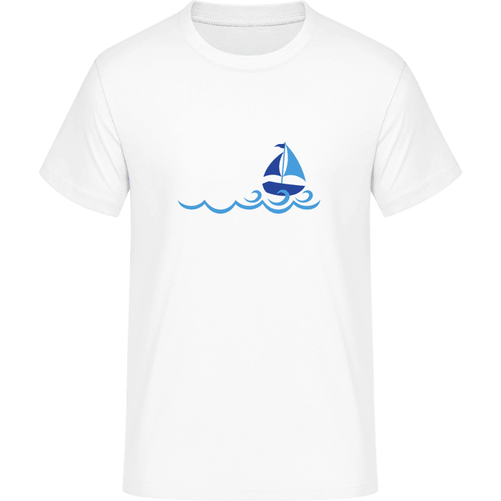 Sailboat On Waves T-Shirt 0 image