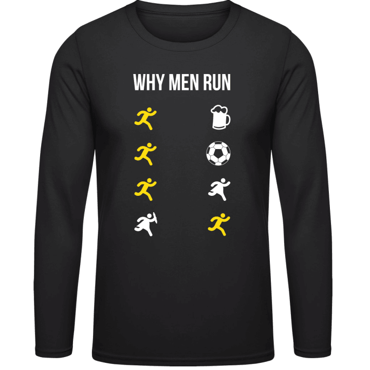 Why Men Run Langermet skjorte contain pic